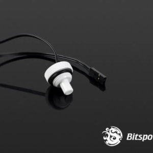 bitspower g14 deluxe white temperature sensor stop fitting 2 Bitspower G1/4'' Deluxe White Temperature Sensor Stop Fitting