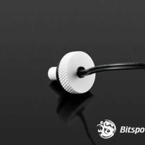 bitspower g14 deluxe white temperature sensor stop fitting 3 Bitspower G1/4'' Deluxe White Temperature Sensor Stop Fitting