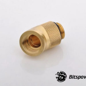 bitspower g14 golden rotary 60 degree ig14 extender 2 Bitspower G1,4'' Golden Rotary 60-Degree IG1,4'' Extender