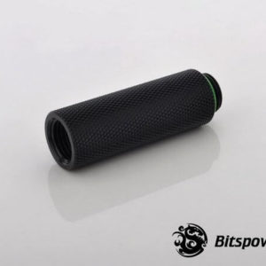 bitspower g14 matt black ig14 extender 50mm 3 Bitspower G1/4'' Matt Black IG1/4'' Extender-50MM