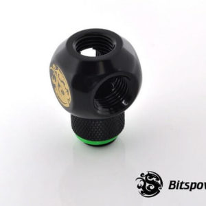 bitspower g14 matt black q plus rotary ig14 x3 extender 4 Bitspower G1/4'' Matt Black Q Plus-Rotary IG1/4''X3 Extender