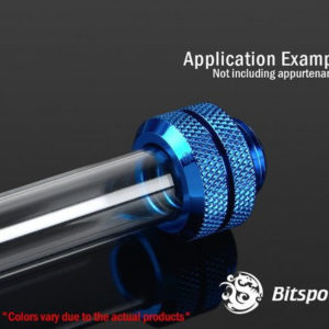 bitspower g14 royal blue enhance multi link for od 12mm 2 Bitspower G1/4'' Royal Blue Enhance Multi-Link For OD 12MM