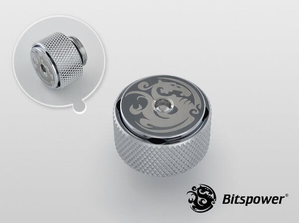 Bitspower G1/4” Silver Shining AIR-Exhaust Fitting
