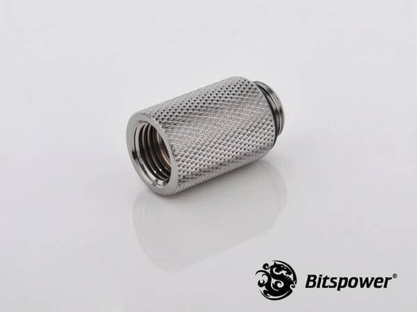 Bitspower G1/4” Silver Shining IG1/4” Extender-25MM