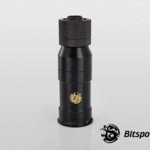 bitspower matt black quick disconnected female with rotary compression fitting cc3 for id 38 od 5 3 Bitspower Matt Black Quick-Disconnected Female With Rotary Compression Fitting CC3 For ID 3/8'' OD 5