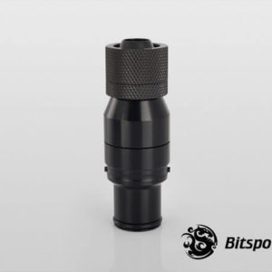bitspower matt black quick disconnected male with rotary compression fitting cc3 for id 38 od 58 3 Bitspower Matt Black Quick-Disconnected Male With Rotary Compression Fitting CC3 For ID 3/8'' OD 5/8
