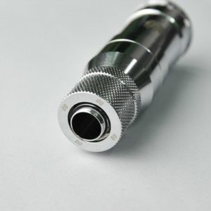 Bitspower Silver Shining Quick-Disconnected Male With Rotary Compression Fitting CC2 Ultimate For ID