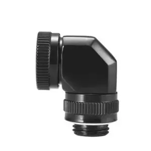 Phanteks Glacier 12mm Hard Tube Rotary Fitting 90 Black