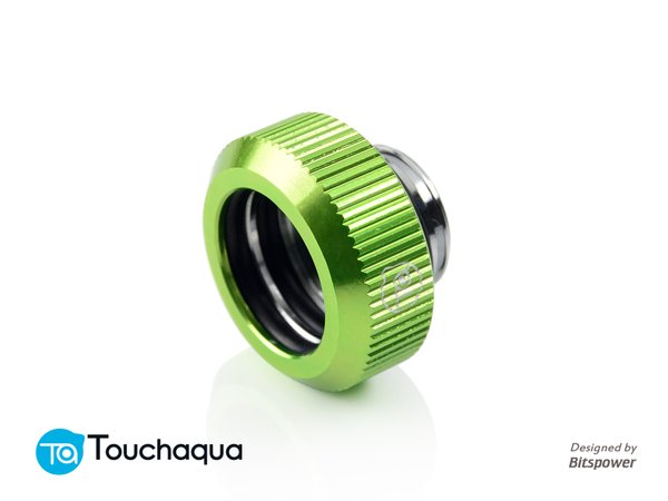Touchaqua G1/4″ Tighten Fitting For Hard Tubing OD14MM (Green)