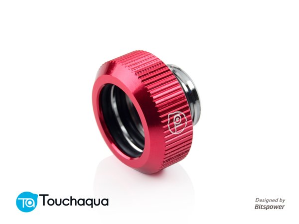 Touchaqua G1/4″ Tighten Fitting For Hard Tubing OD14MM (Red)
