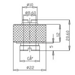 xspc 38 58 black chrome compression fitting XSPC 3/8 - 5/8 Black Chrome Compression Fitting