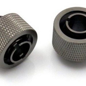 xspc 38 58 black chrome compression fitting 5 XSPC 3/8 - 5/8 Black Chrome Compression Fitting