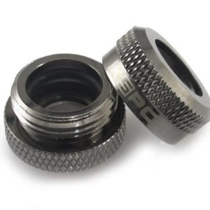 xspc g14 to 1410mm petg triple seal black chrome 2 XSPC G1/4 To 14/10mm PETG Triple Seal (Black Chrome)