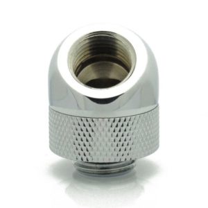 XSPC G1/4″ 45° Rotary Fitting (Chrome)