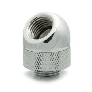 XSPC G1/4″ 45° Rotary Fitting (Chrome)