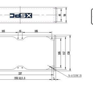 XSPC RX240 V3 White - Extreme Performance Radiator