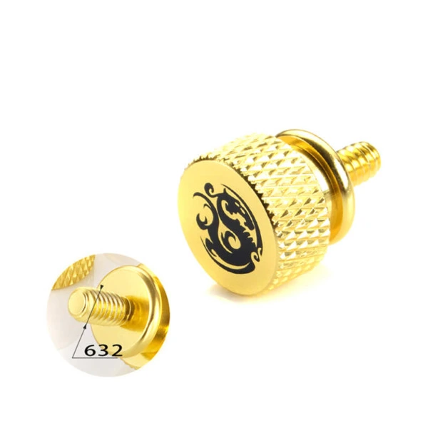 Bitspower Logo Aluminum Thumb Screw For 632 (Golden)