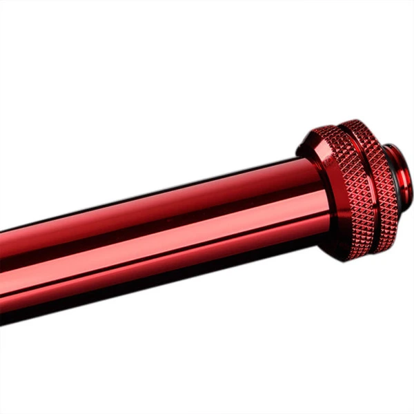 Bitspower None Chamfer Brass Deep Red 300 Mm - OD 14MM Hard Tubing