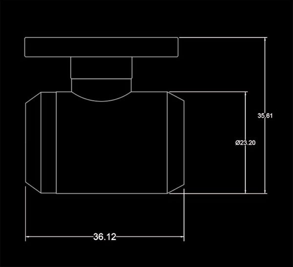 bykski red water drain valve b dvce rd 2 Thong So 1 Bykski Red Water Drain Valve