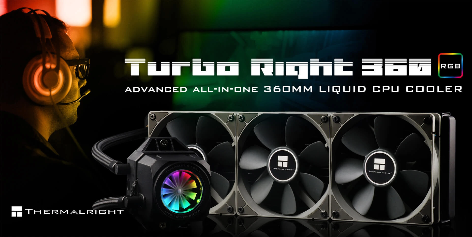 Thermalright Turbo Right 360C Full Cooper - RGB Extreme performance AIO CPU Cooler