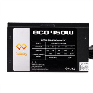 Infinity ECO 450W 80Plus Single Rail – True Power 07 Infinity Eco 450w 80plus Single Rail – True Power 07