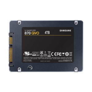Samsung 870 QVO 4TB 2.5 Inch SATA3 SSD H2 Samsung 870 Qvo 4tb 2.5 Inch Sata3 Ssd H2