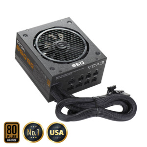 EVGA 850 BQ – 80 BRONZE 850W – Semi Modular h2 EVGA 850 BQ - 80+ BRONZE 850W - Semi Modular (TRAY)