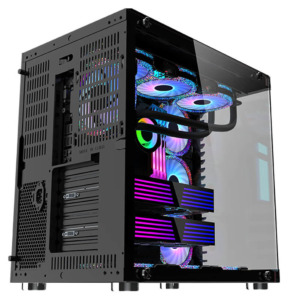 MIK LV07 Black Mid Tower Case H4 Mik Lv07 Black Mid Tower Case H4