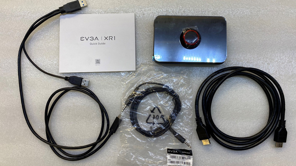 EVGA XR1 Capture Device - Certified for OBS - USB 3.0 - 4K Pass Through - ARGB - Audio Mixer EVGA XR1 Capture Device - Certified for OBS - USB 3.0 - 4K Pass Through - ARGB - Audio Mixer