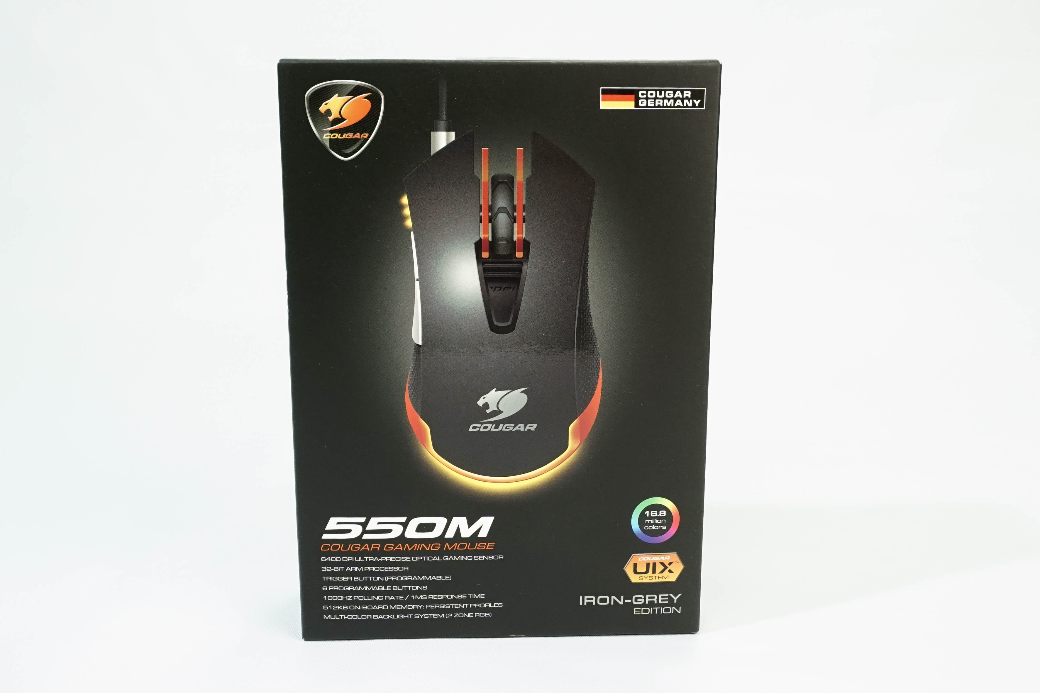 Cougar 550M Iron Grey RGB Led - Ultimate Optical Gaming Mouse