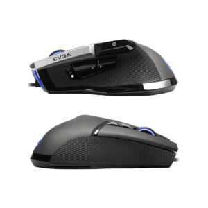 EVGA X17 Gaming Mouse - Wired - Grey - Customizable - 16,000 DPI - 5 Profiles - 10 Buttons - Ergonomic