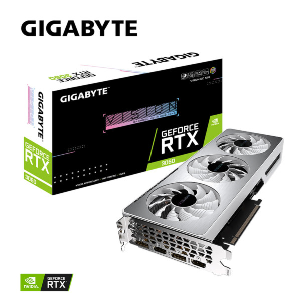 Gigabyte GeForce RTX™ 3060 VISION OC 12G – 12GB GDDR6 V2