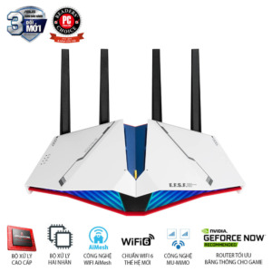 Asus RT-AX82U Gaming Router (Gundam Edition) – Dual Band WiFi 6 | MU-MIMO | Router WiFi có thể mở rộng
