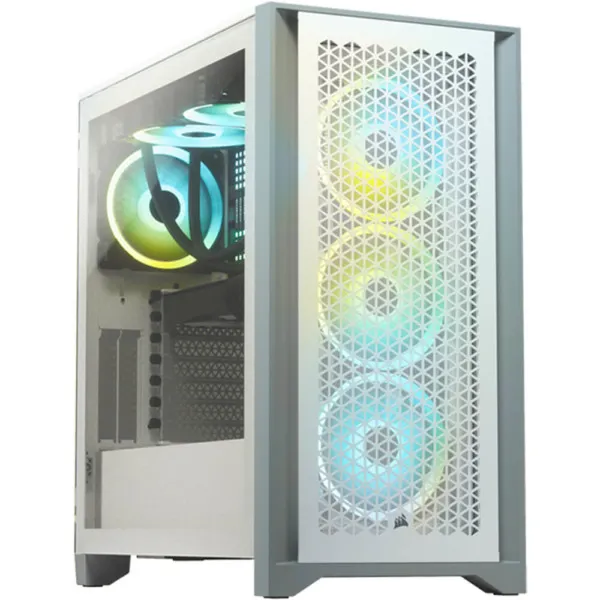 Corsair 4000D AIRFLOW Tempered Glass Mid-Tower ATX Case - White