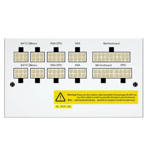 Deepcool Gamer Storm DQ750 M V2L WH 750W 80 Plus Gold Full Modular H9 Deepcool Gamer Storm DQ750-M-V2L WH 750W - 80 Plus Gold - Full Modular