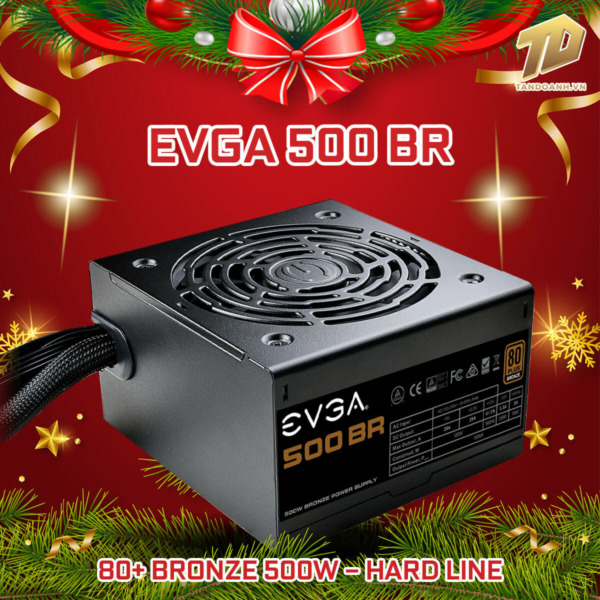 EVGA 500 BR – 80+ BRONZE 500W – Hard Line