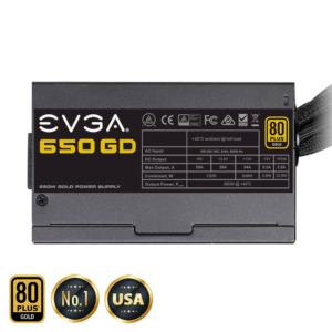 EVGA 650 GD – 80 GOLD 650W – Hard Line h4 EVGA 650 GD - 80+ GOLD 650W - Hard Line (TRAY)