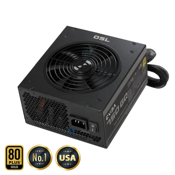 EVGA 750 GQ - 80+ GOLD 750W - Semi Modular (TRAY)