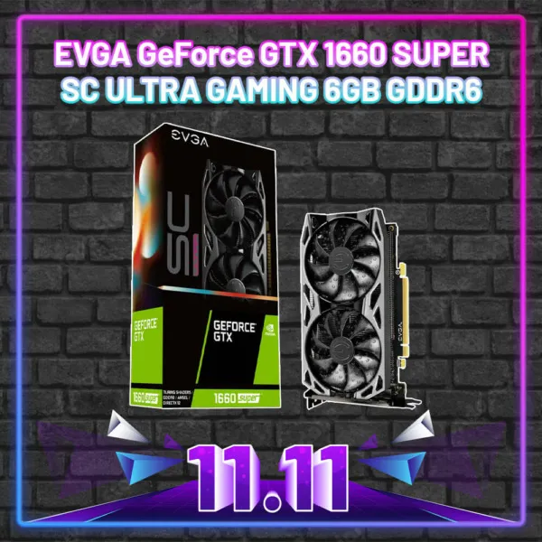 EVGA GeForce GTX 1660 SUPER SC ULTRA GAMING 6GB GDDR6