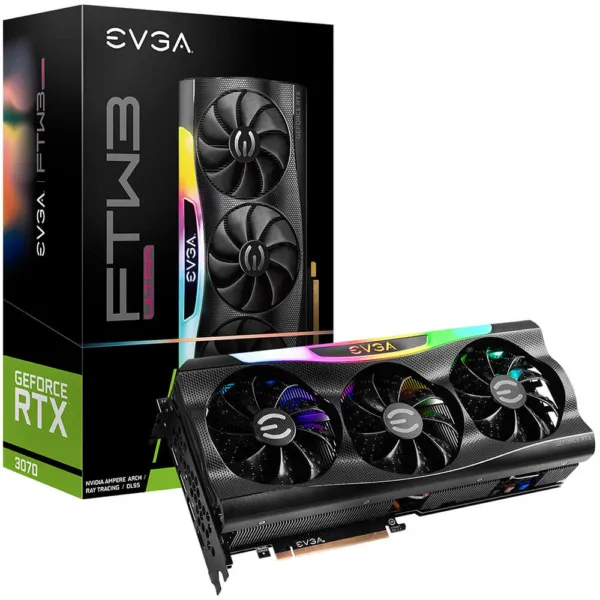 Cũ - EVGA GeForce RTX™ 3070 FTW3 ULTRA GAMING - 8GB GDDR6