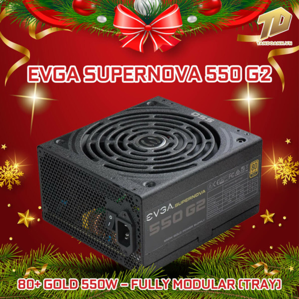 EVGA SuperNOVA 550 G2 – 80+ GOLD 550W – Fully Modular (TRAY)