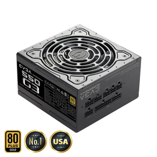 EVGA SuperNOVA 550 G3 - 80+ GOLD 550W -  Fully Modular (TRAY)