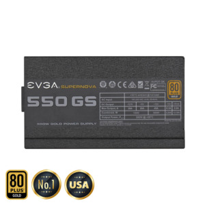 EVGA SuperNOVA 550 GS – 80 GOLD 550W – Fully Modula h4 EVGA SuperNOVA 550 GS - 80+ GOLD 550W - Fully Modular (TRAY)
