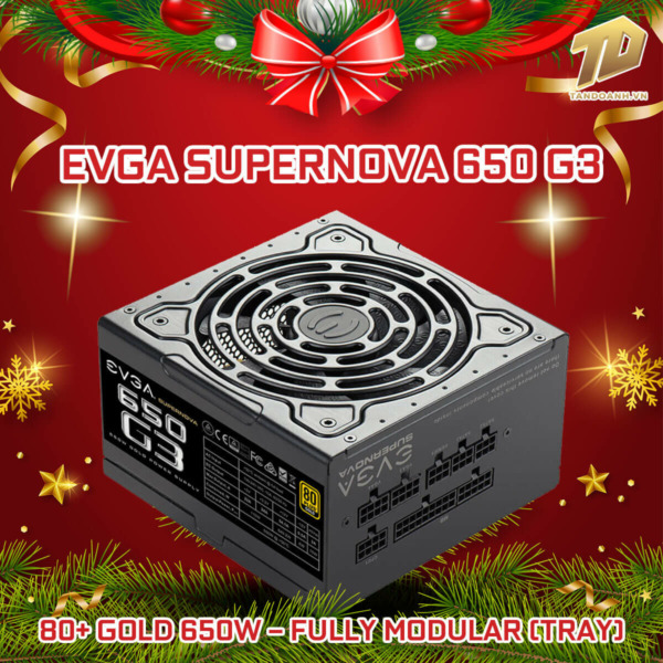 EVGA SuperNOVA 650 G3 – 80+ GOLD 650W – Fully Modular (TRAY)