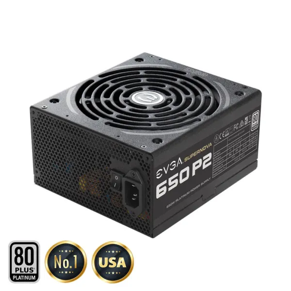 EVGA SuperNOVA 650 P2 - 80+ Platinum 650W -  Fully Modular (TRAY)