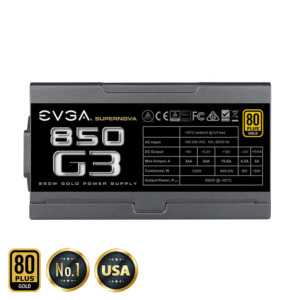 EVGA SuperNOVA 850 G3 – 80 GOLD 850W – Fully Modular h3 EVGA SuperNOVA 850 G3 - 80+ GOLD 850W - Fully Modular (TRAY)