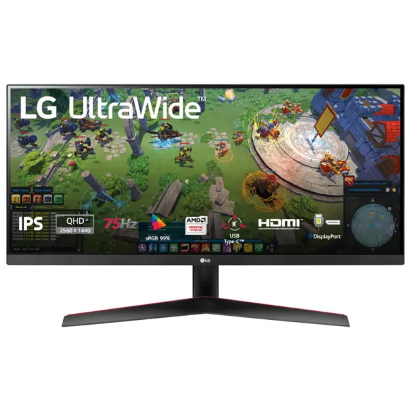 LG 29WP60G-B - 29 inch FHD IPS / AMD FreeSync™ / HDR10 / 99% sRGB / USB Type-C™