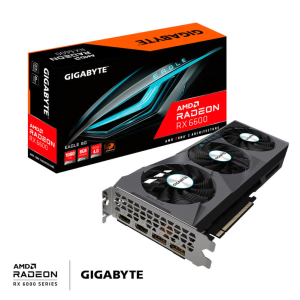 Gigabyte Radeon™ RX 6600 EAGLE 8G – 8GB GDDR6