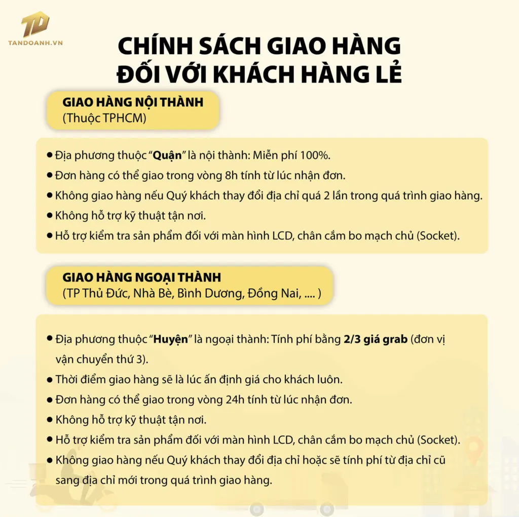 Chính sách Vận Chuyển