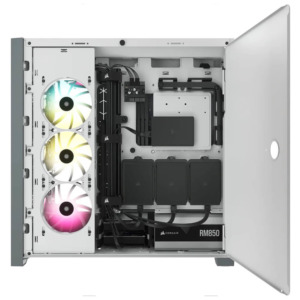 Corsair 5000D AIRFLOW Tempered Glass Mid Tower ATX Case – White h6 Corsair 5000D AIRFLOW Tempered Glass Mid-Tower ATX Case - White